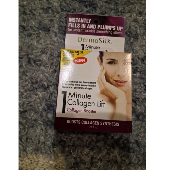 Lot of (5) 1oz lot DERMA SILK 1 MINUTE COLLAGEN LIFT COLLAGEN BOOSTER - Picture 1 of 2